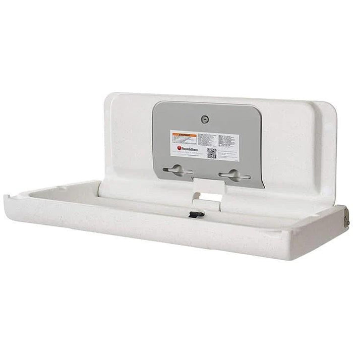 Foundations® - Foundations Ultra® Horizontal Commercial Baby Changing Station (EZ Mount™ backer plate included)