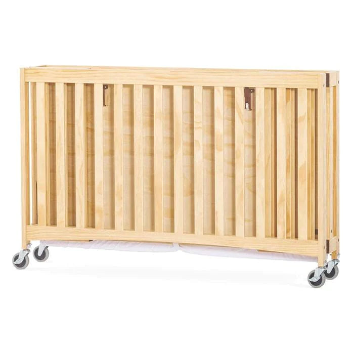 Foundations® - Travel Sleeper® Full-Size Folding Crib w/ Oversized Casters (Foam Mattress)