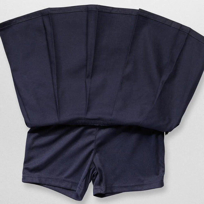 French Toast® - French Toast Girls School Uniform Pleated Scooter with Grosgrain Ribbon - Navy - SX9129