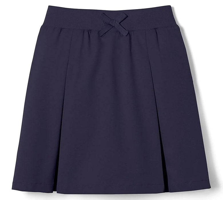 French Toast® - French Toast Girls School Uniform Pull-On Kick Pleat Performance Scooter Skort - Navy (With Shorts Under) - SX9273