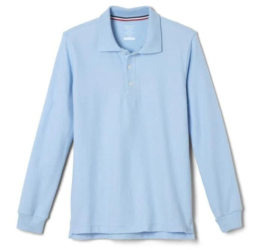 French Toast® - French Toast Unisex School Uniform Long Sleeve Pique Polo - SA9085