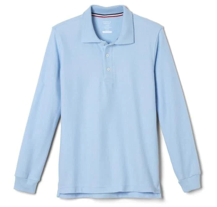 French Toast® - French Toast Unisex School Uniform Long Sleeve Pique Polo - SA9085