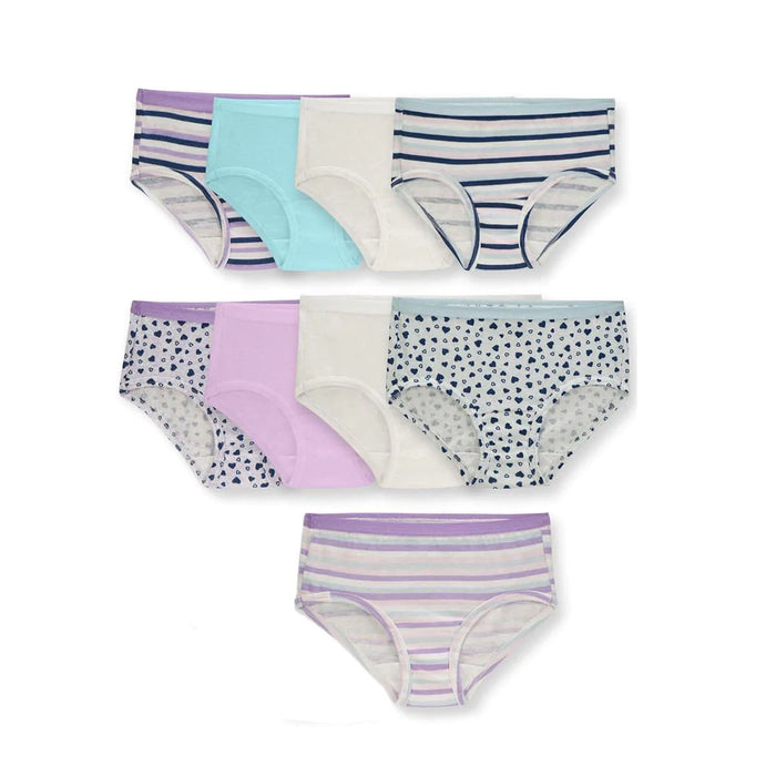 Fruit of the Loom® - Fruit of the Loom Youth Girls Brief Slips - 9 Pack