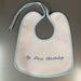 Gaby® - Gaby 100% Cotton Terry Bib "My 1st Birthday" - Blue - Made in Italy