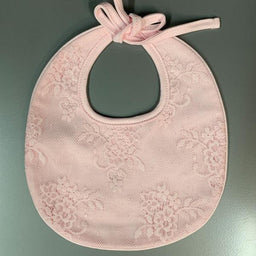 Gaby® - Gaby Cotton Bib w Floral Overlay - Pink - Made in Italy