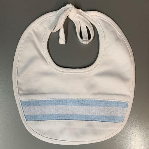 Gaby® - Gaby Cotton Bib - White Blue Stripes - Made in Italy