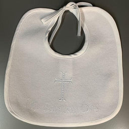 Gaby® - Gaby Terry Cotton Bib "My Baptism Day" - Made in Italy