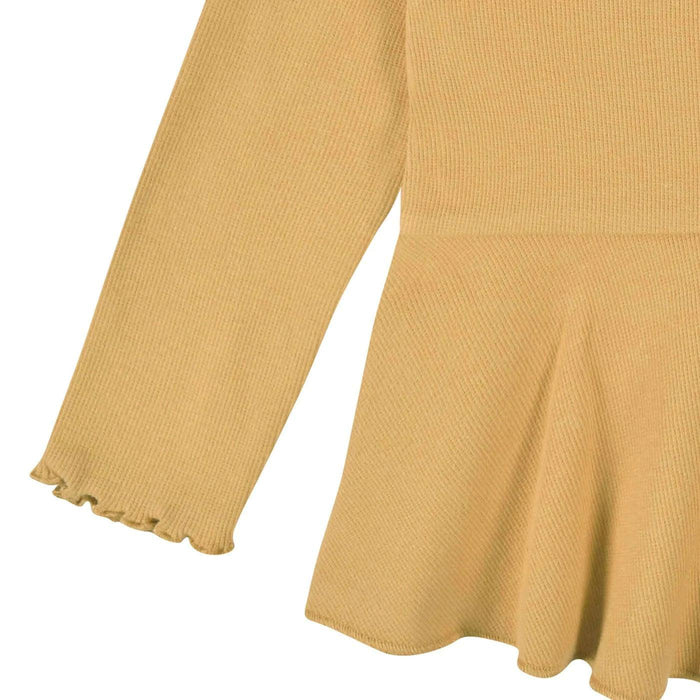 Gerber - Gerber 2-Pack Toddler Girls Yellow Floral Peplum Tops (2-5t)