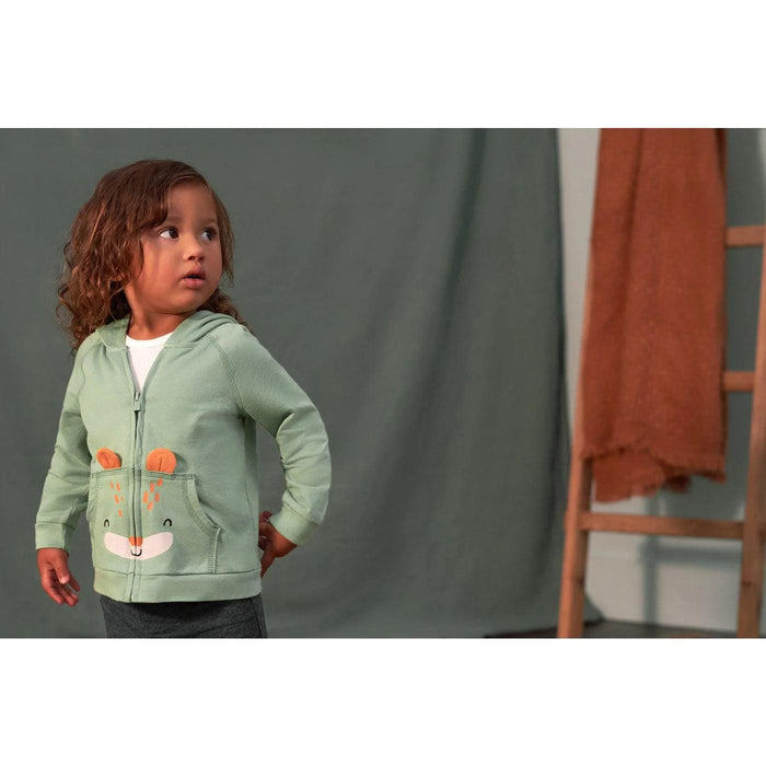 Gerber - Gerber 2-Piece Baby & Toddler Boys Fox Terry Zip Hoodie & Joggers Set (2-5t)