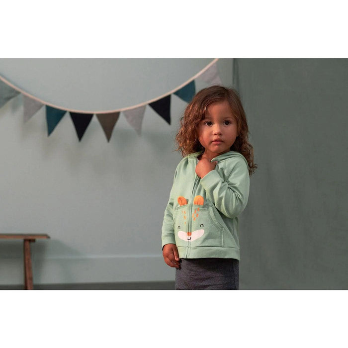 Gerber - Gerber 2-Piece Baby & Toddler Boys Fox Terry Zip Hoodie & Joggers Set (2-5t)