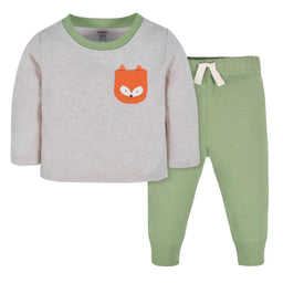 Gerber - Gerber 2-Piece Baby Boy Explore Long Sleeve & Jogger Pants Set
