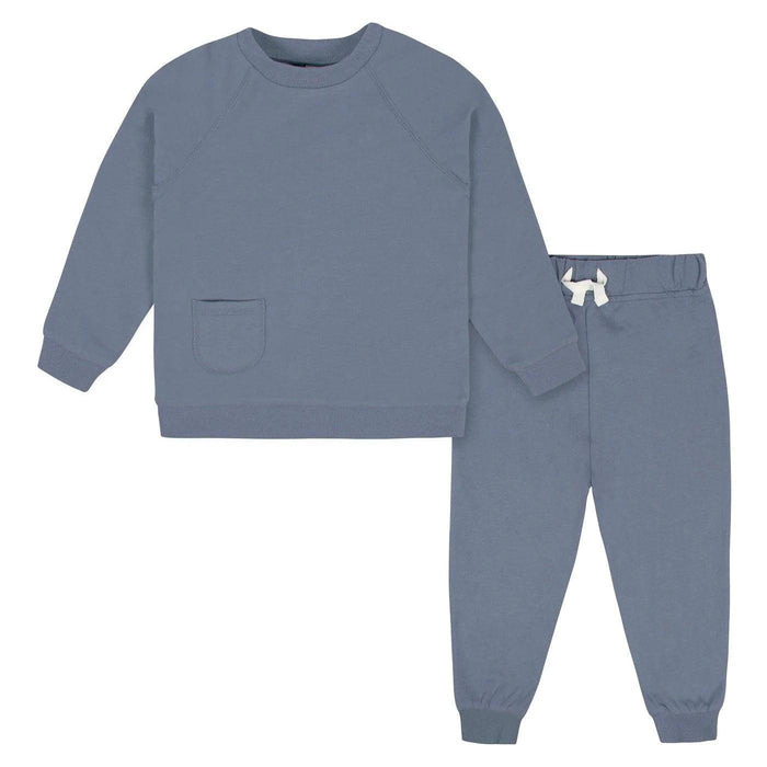 Gerber - Gerber 2-Piece Baby Boys Blue Pullover & Jogger Set