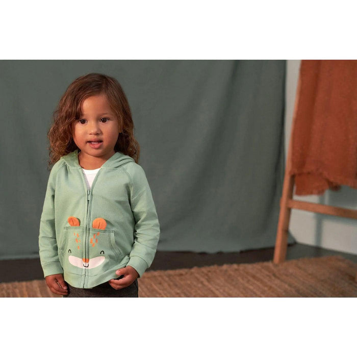 Gerber - Gerber 2-Piece Baby Boys Fox Terry Zip Hoodie & Joggers Set (12-24m)