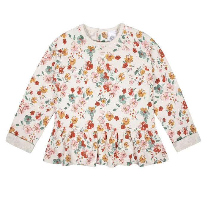 Gerber - Gerber 2-Piece Toddler Girls Floral Peplum Top & Leggings Set (2-5t)