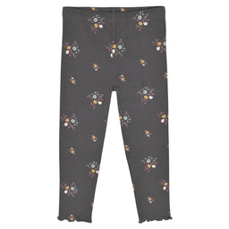 Gerber - Gerber 3-Pack Toddler Girls Yellow Floral Leggings (2-5t)