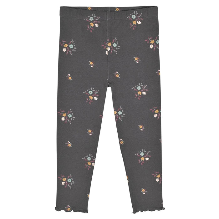 Gerber - Gerber 3-Pack Toddler Girls Yellow Floral Leggings (2-5t)