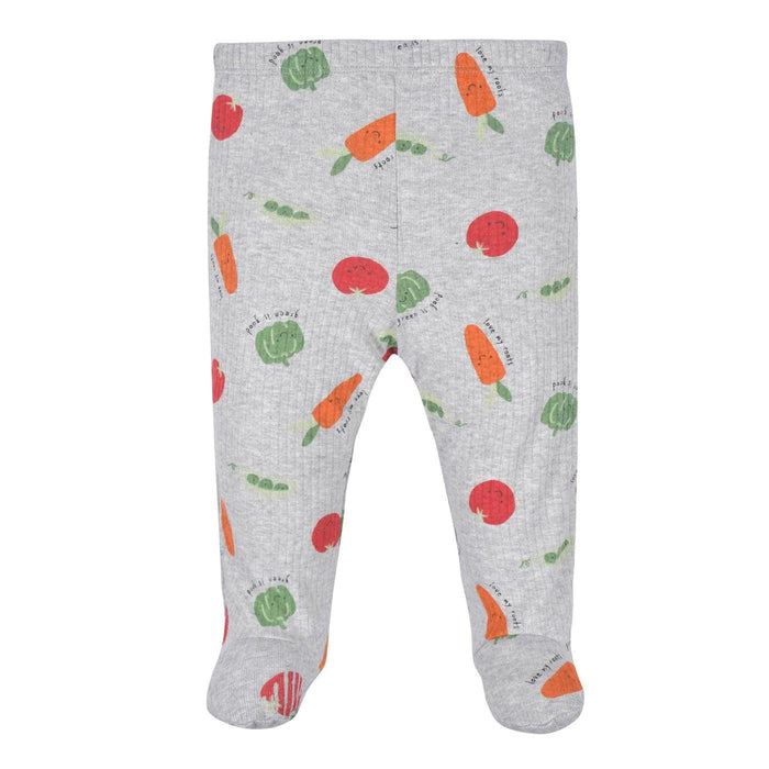 Gerber - Gerber 3-Piece Take Me Home Set Shirt, Pant and Cap -Vegetables (0-6m)