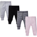 Gerber - Gerber 4-Pack Baby Girls Bunny Active Pants 0-3M