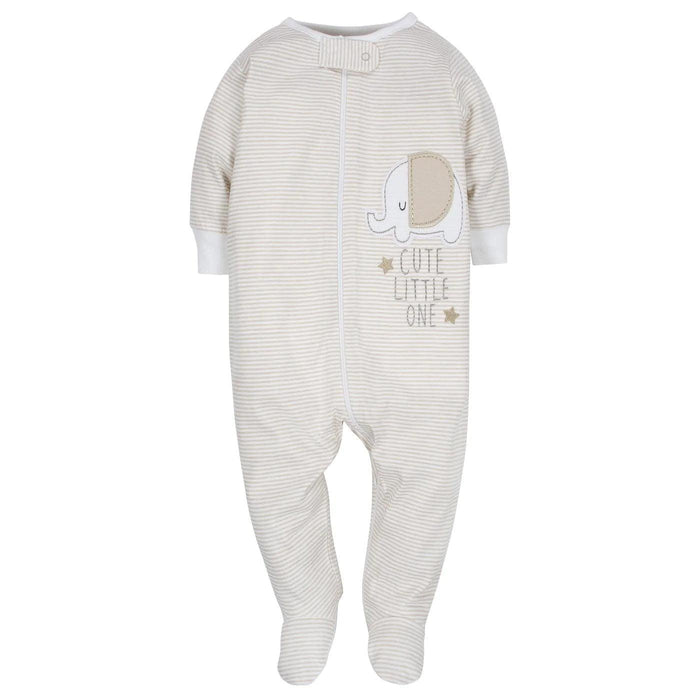 Gerber - Gerber 4-Pack Baby Neutral Clouds & Elephant Sleep 'n Plays NB