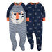 Gerber - Gerber 4-Pack Sleeper Boys - Tiger/Hedgehog (NB to 9m)