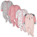 Gerber - Gerber 4-Pack Sleeper/Mitten Cuff Girls - Bear - Newborn