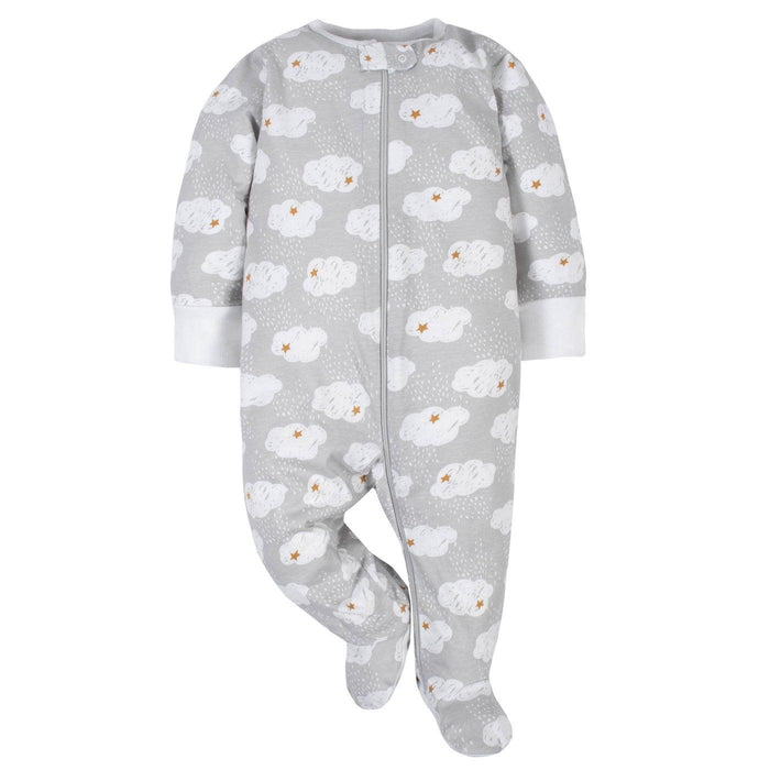 Gerber - Gerber 4-Pack Sleeper/Mitten Cuff Neutral - Sheep - Newborn