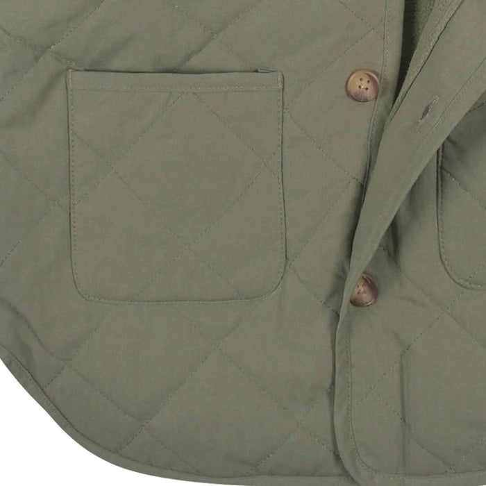 Gerber - Gerber Baby Boys Green Quilted Hooded Jacket (12-24m)
