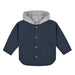 Gerber - Gerber Baby Boys Navy Quilted Hooded Jacket (12-24m)