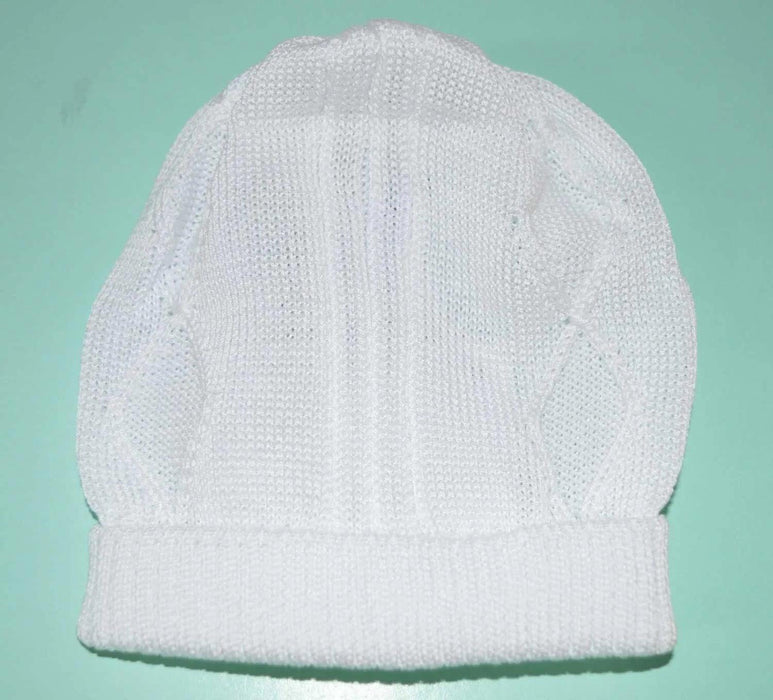 Gianfranca® - Baby Boy White knit Tricot Baptism Outfit with Hat
