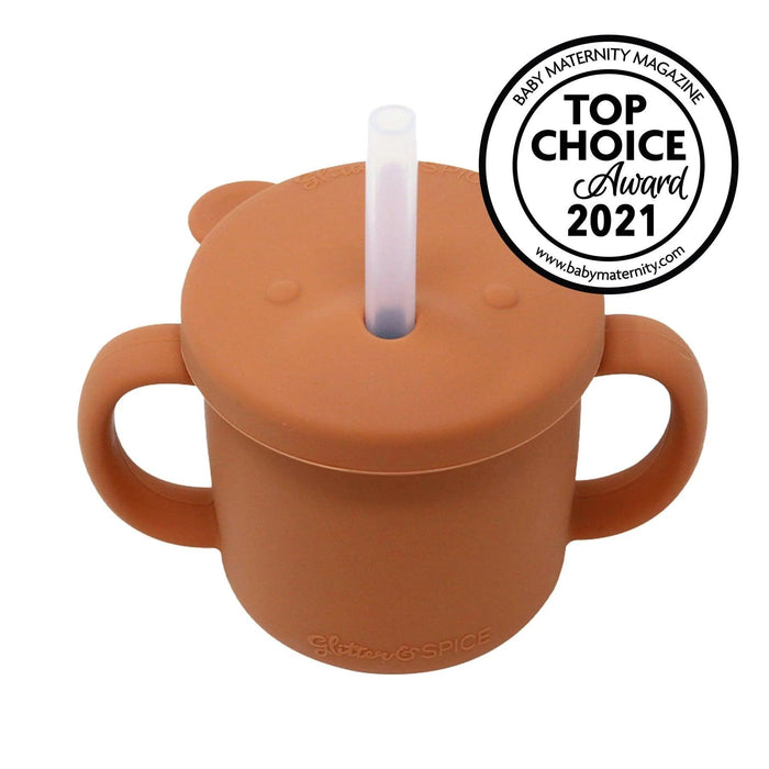 Glitter and Spice - Glitter and Spice Grow With Me Silicone Bear Cup