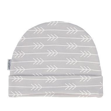 Goldtex - Kushies Baby Cap, 1-3m - Heather Grey Stripe