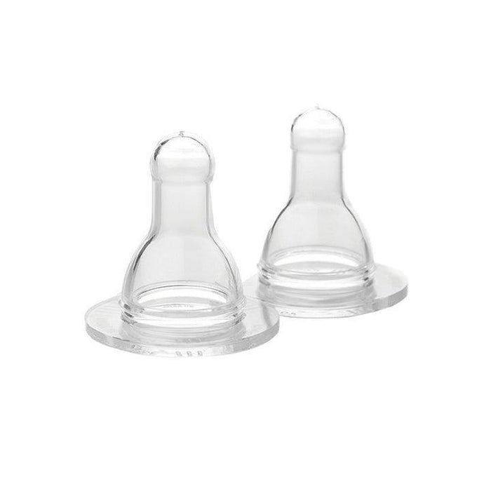 Goldtex - LifeFactory Silicone Nipples For 4oz & 9oz Glass Bottles-2 Pack