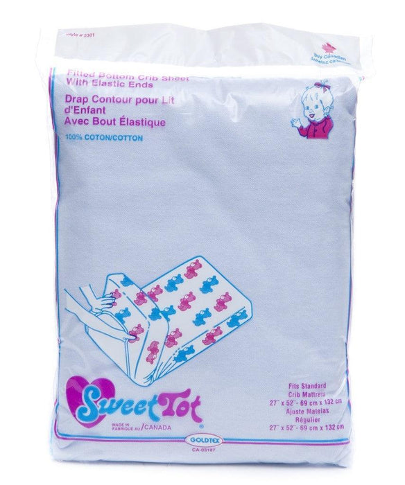 Goldtex® - Goldtex Fitted Crib Sheet │100% Cotton