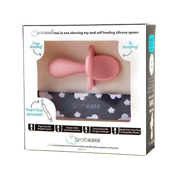 Grabease® - Grabease 2-in-1 Silicone Spoon + Teether