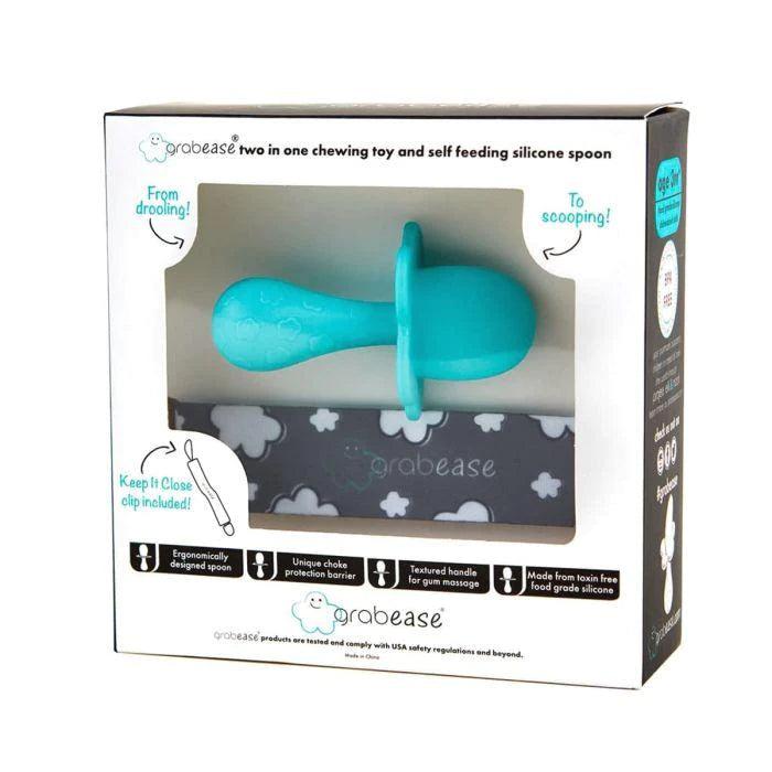 Grabease® - Grabease 2-in-1 Silicone Spoon + Teether
