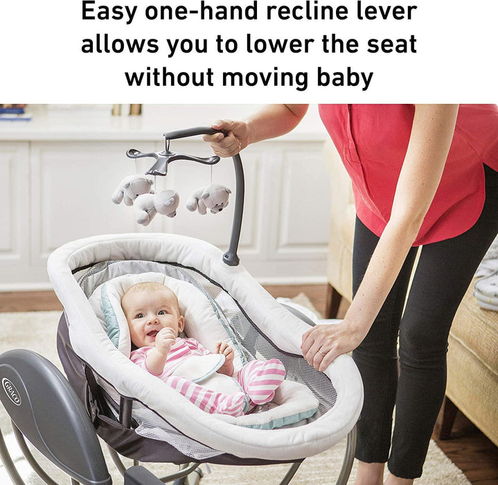 Graco® - Graco DuoGlider Gliding Swing – Converts to Rocker with One-Hand Recline