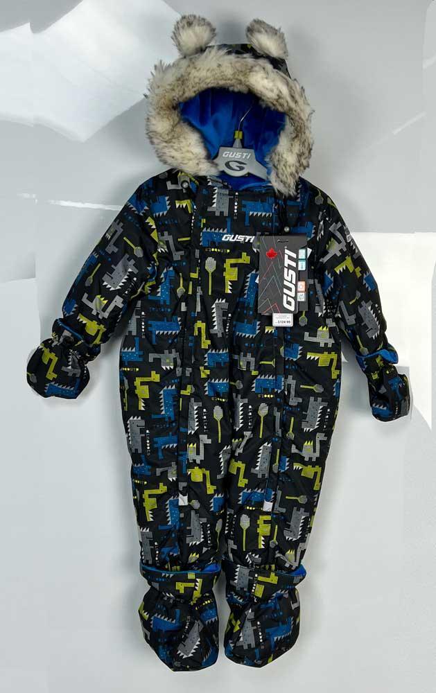 Gusti® - Gusti Baby One-Piece Snow Suit - Black