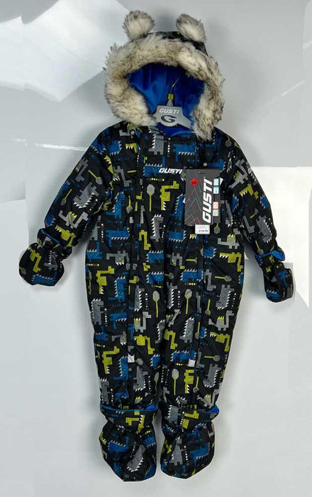 Gusti® - Gusti Baby One-Piece Snow Suit - Black