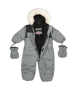 Gusti® - Gusti Baby One-Piece Snow Suit - Grey Mix