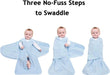 HALO® - Halo 100% Cotton Sleepsack Swaddle (TOG 1.5) - Soft Blue