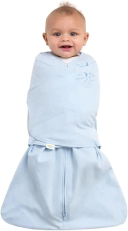 HALO® - Halo 100% Cotton Sleepsack Swaddle (TOG 1.5) - Soft Blue