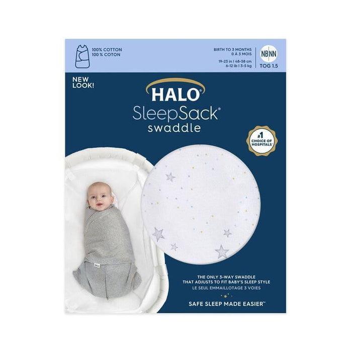 HALO® - Halo 100% Cotton Sleepsack Swaddle (TOG 1.5) - Stardust
