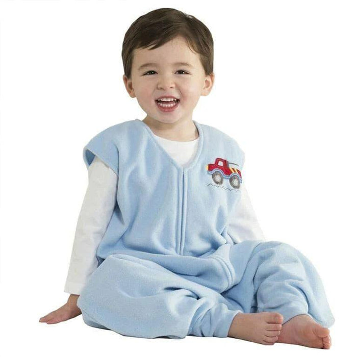 HALO® - Halo Big Kids Sleepsack Micro Fleece (1.0 TOG) Blue Truck - 2/3T