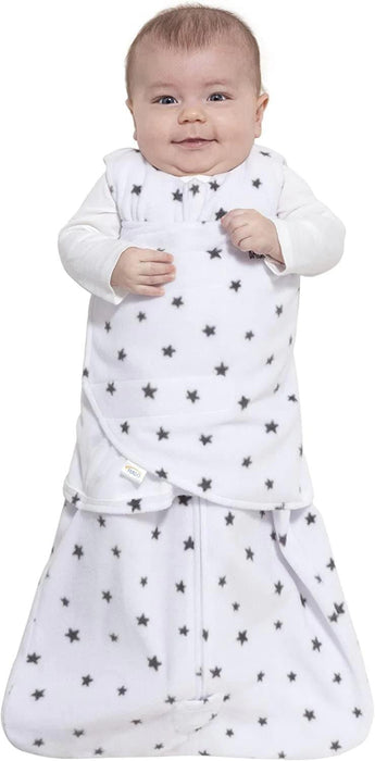 HALO® - Halo Micro Fleece Sleepsack Swaddle (3.0 TOG) - Charcoal Stars