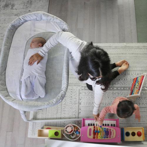 HALO® - Halo Portable Bassinest Flex Sleeper - Heather Weave