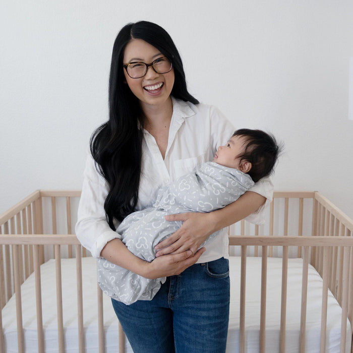 HALO® - HALO® SleepSack Disney Baby Swaddle Cotton Confetti Mickey Grey - 1.5 Tog