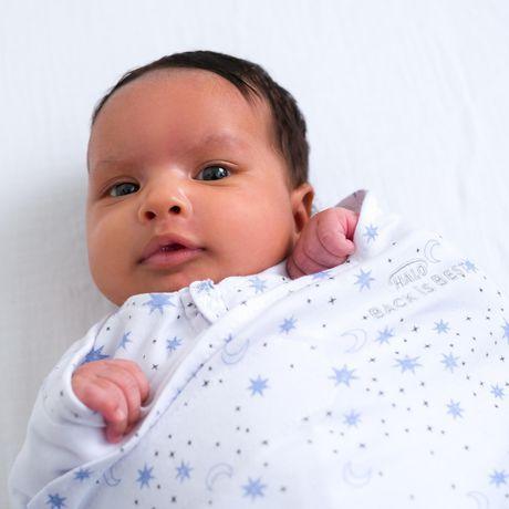 HALO® - HALO SleepSack Swaddle Cotton Midnight Moons Blue -1.5 Tog