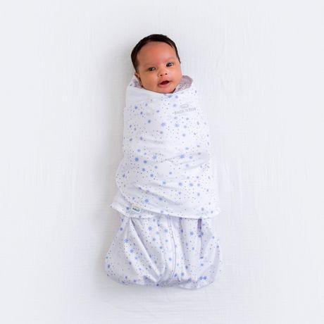 HALO® - HALO SleepSack Swaddle Cotton Midnight Moons Blue -1.5 Tog
