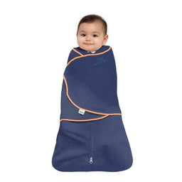 HALO® - Halo Sleepsack Swaddle Ideal Temp- Navy/Orange - 1 Tog