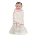 HALO® - Halo Sleepsack Swaddle-Ideal Temp- Oatmeal/Pink - 1 Tog
